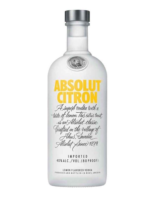 Vodka Absolut Citron 1 Vodka Absolut Citron