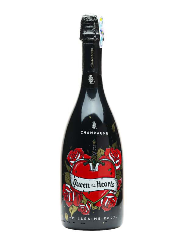 Champagne Queen of Hearts Black 1 Champagne Queen of Hearts Black