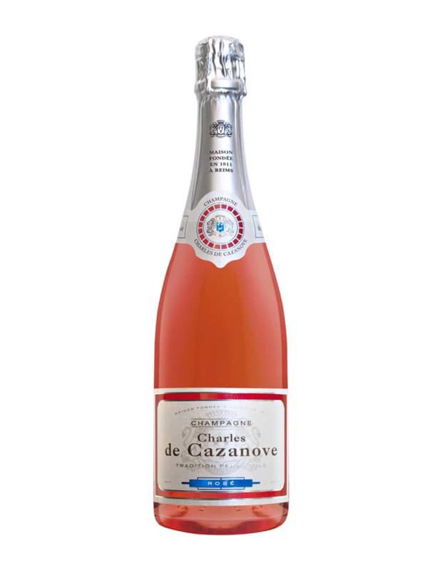 Rượu Champagne Charles de Cazanove Brut Rose