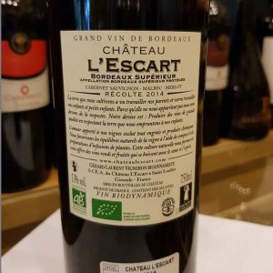 Rượu vang Chateau L'Escart 3 Rượu vang Chateau L'Escart