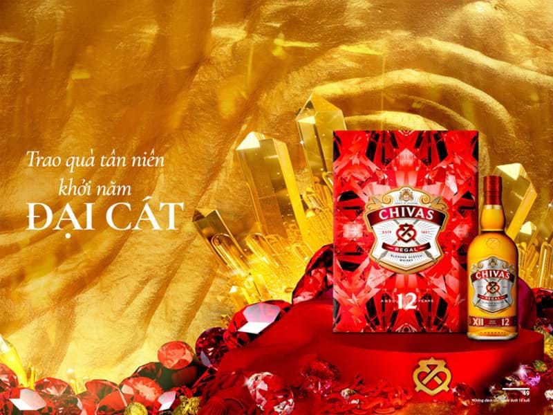 Chivas 12 năm - Hộp quà Tết 2026 3 Chivas 12 năm - Hộp quà Tết 2026