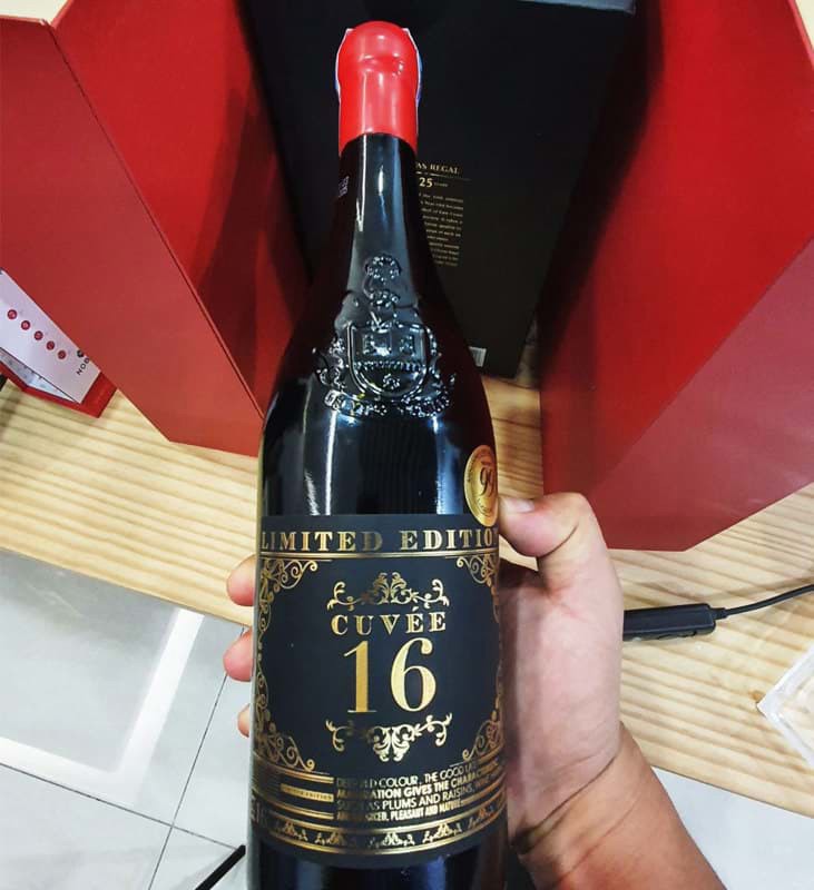 Rượu vang Cuvee 16 Limited 2 Rượu vang Cuvee 16 Limited