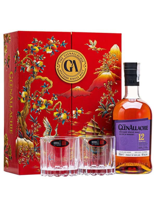 GlenAllachie 12 năm - Hộp quà 2 Ly Tết 2026