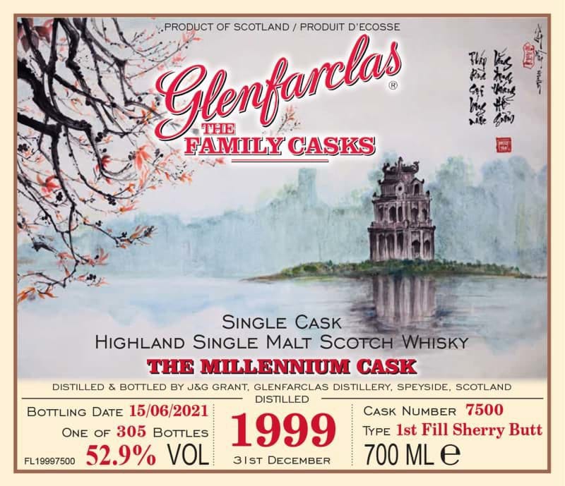 Glenfarclas 1999 - The Millennium Cask 2 Glenfarclas 1999 - The Millennium Cask