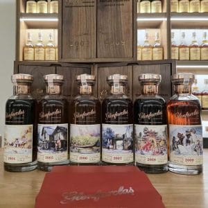 Glenfarclas Viet Life Collection Decanter Full Set