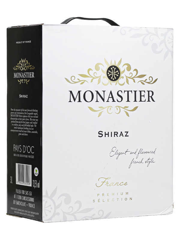 Vang bịch Moanastier Shiraz 3L 1 Vang bịch Moanastier Shiraz 3L