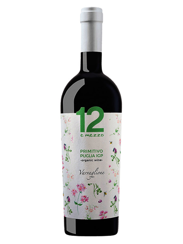 Rượu vang 12 E Mezzo Primitivo Organic 1 Rượu vang 12 E Mezzo Primitivo Organic