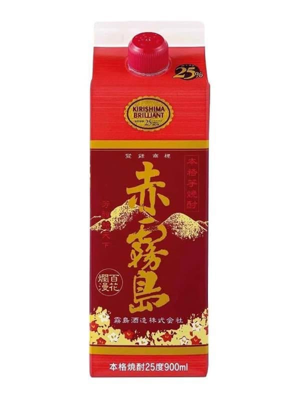 Shochu Pack Aka Kirishima Imo 900ml
