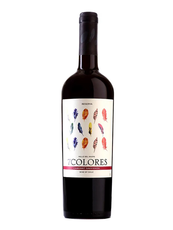Vang 7 Colores Reserva Cabernet Sauvignon Pais