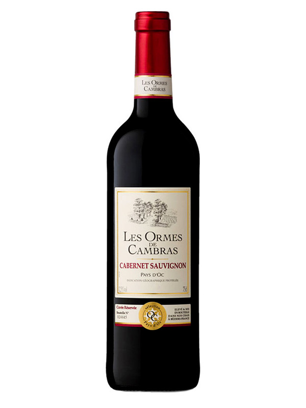Vang Les Ormes de Cambras Cabernet Sauvignon