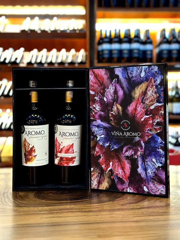 Aromo Winemaker's Selection - Hộp quà sơn mài tết 2025