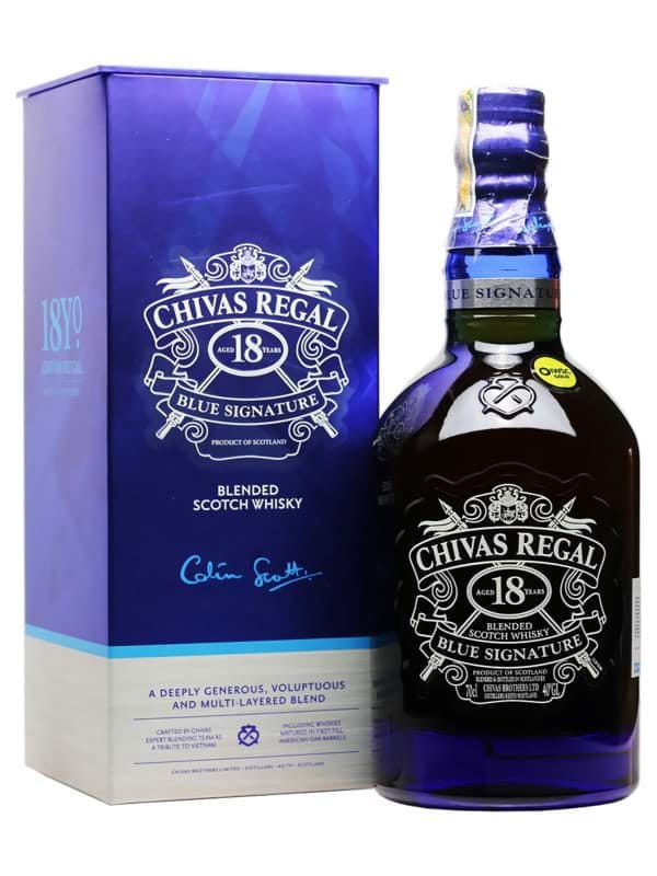 Chivas 18 năm xanh - Blue Signature