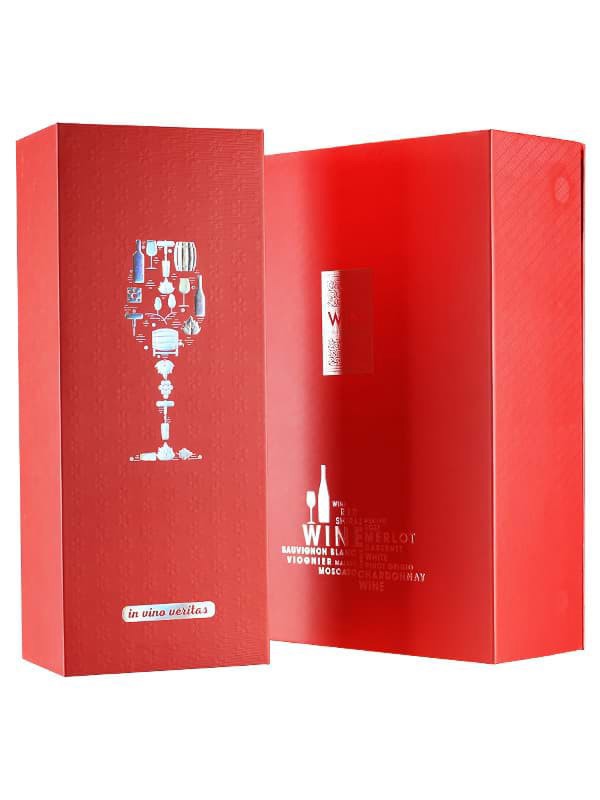 Hộp rượu vang giấy - Tết 2021