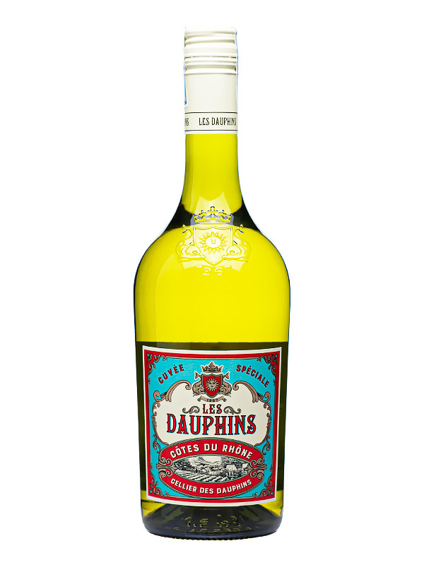 Rượu vang Les Dauphins Cotes Du Rhone Blanc 1 Rượu vang Les Dauphins Cotes Du Rhone Blanc