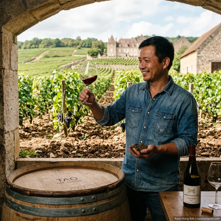 Tác động của thổ nhưỡng (Terroir) và kỹ thuật ủ gỗ sồi đến mùi vị rượu